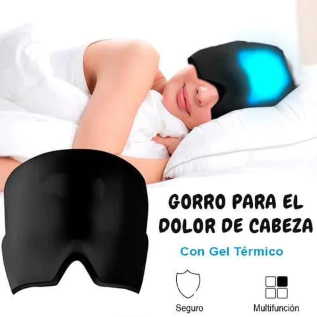 Mascarilla tipo Gorro Relajante para Dolores de Cabeza